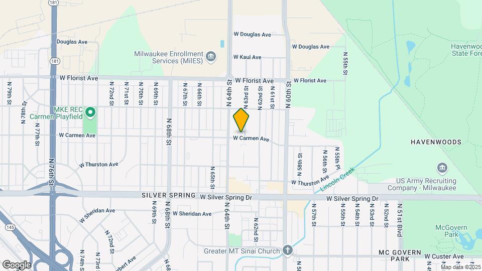 6308 W Carmen Ave Map and Location Details