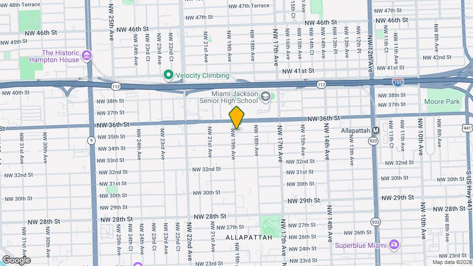 1890 NW 35th St Map and Location Details