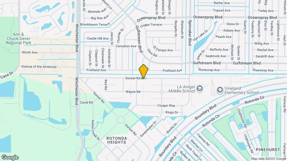 475 Sunset Rd N Map and Location Details