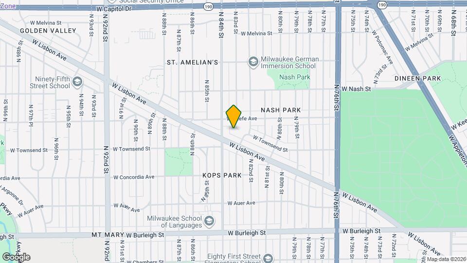 3437-3439-3439 N 83rd St Map and Location Details