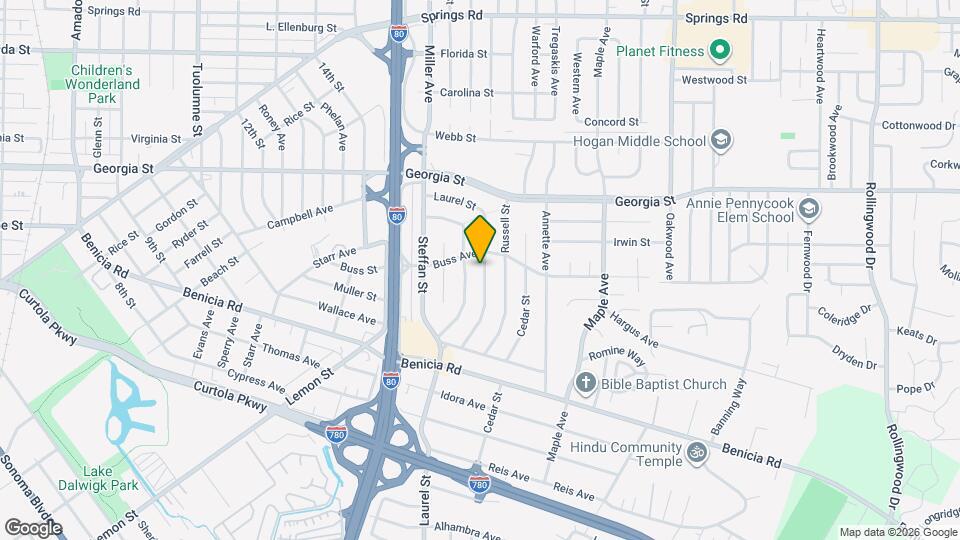 573 Laurel St Map and Location Details