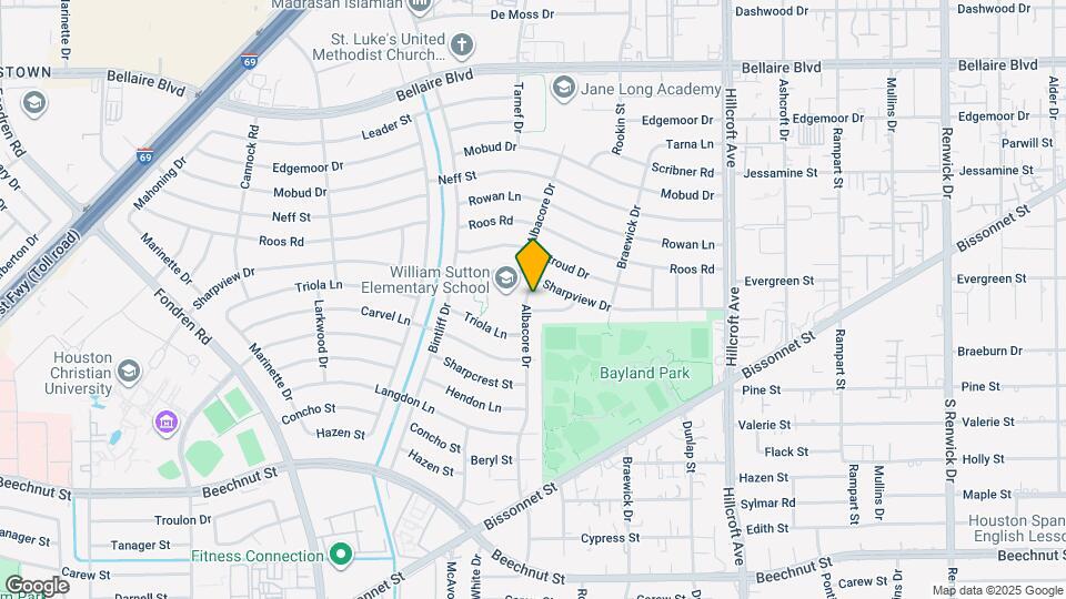 7413 Albacore Dr Map and Location Details