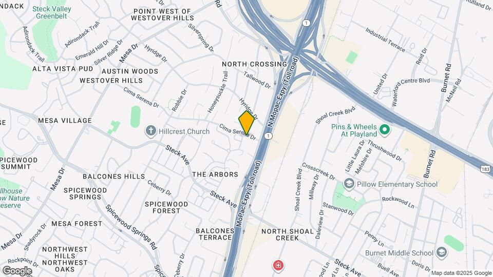 8405 Bent Tree Rd Map and Location Details