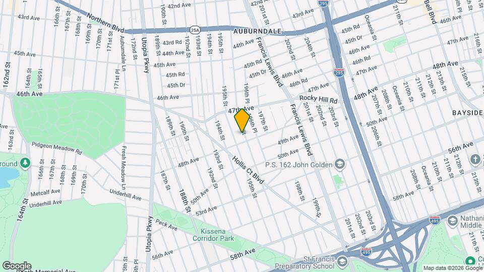 47-56 196th St Map and Location Details