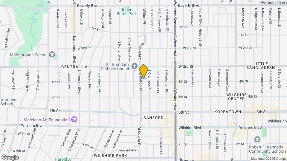 356 S Wilton Pl Mapa y Detalles de la Ubicación