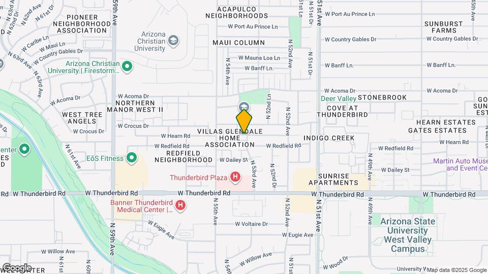 5304 W Hearn Rd Map and Location Details