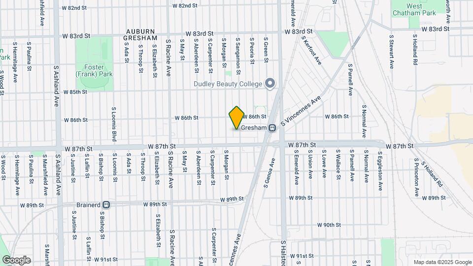 8632 S Sangamon St Map and Location Details