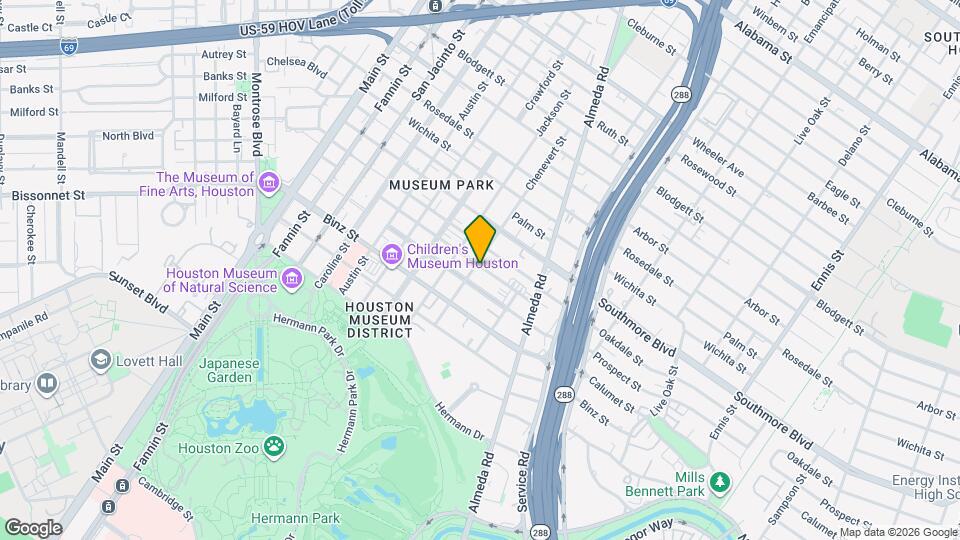 1804 Prospect St Map and Location Details