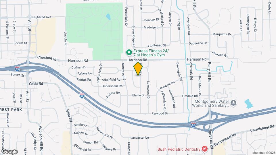 1128 Karen Rd Map and Location Details