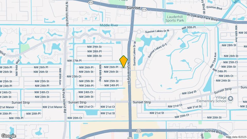 2620 NW 83rd Ave Map and Location Details