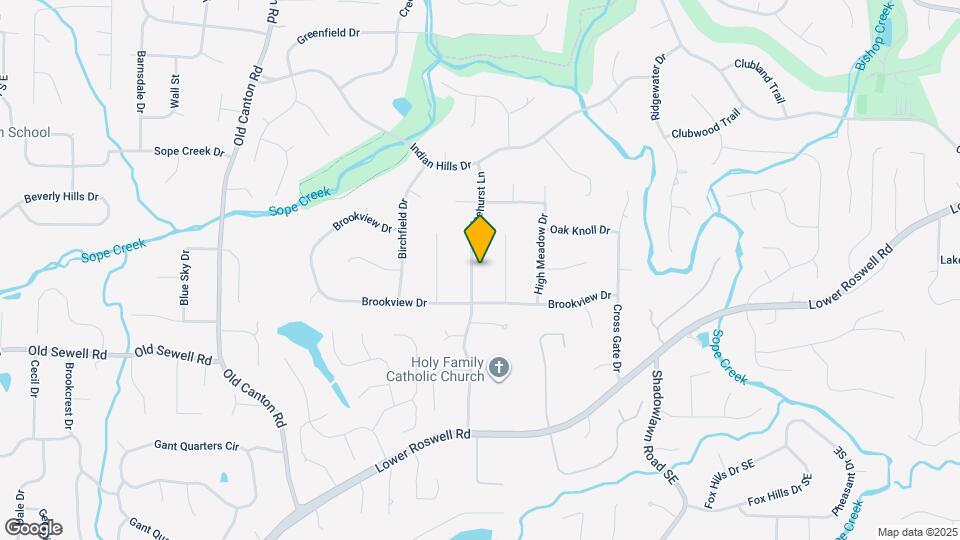 234 Pinehurst Ln Map and Location Details