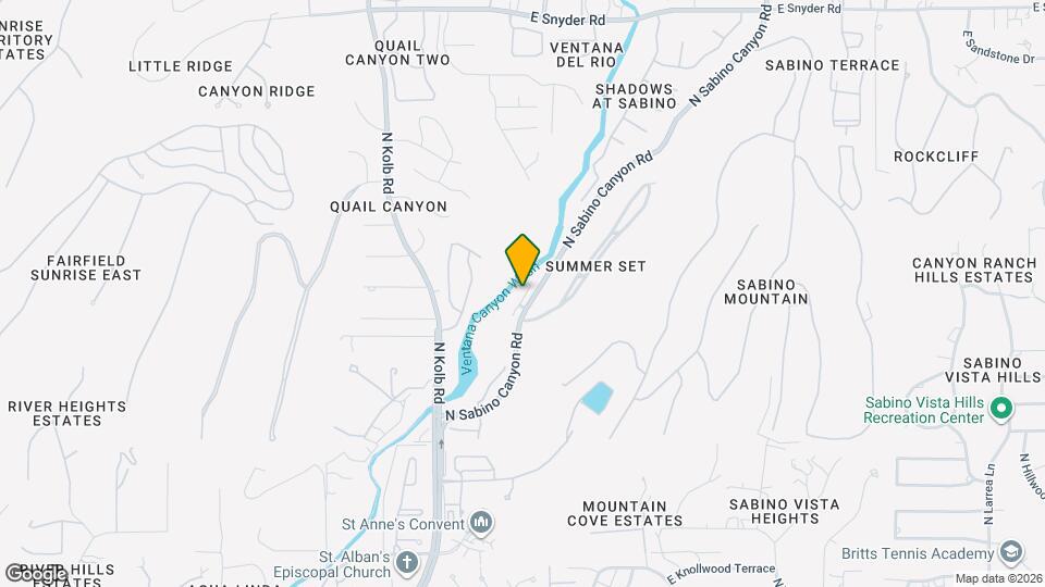 4271 N Red Sun Pl Mapa y Detalles de la Ubicación