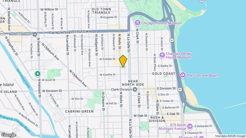 1323 N Wells St Mapa y Detalles de la Ubicación