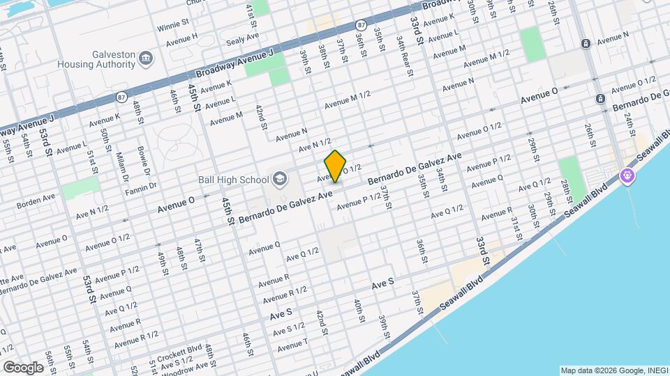 3914 Bernardo De Galvez Ave Mapa y Detalles de la Ubicación