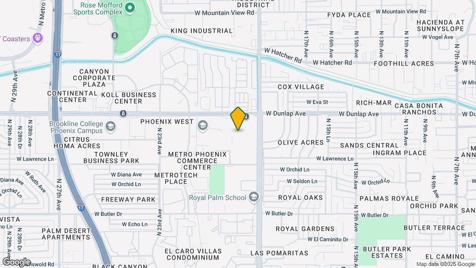 8902 N 19th Ave-Unit -A2 Map and Location Details