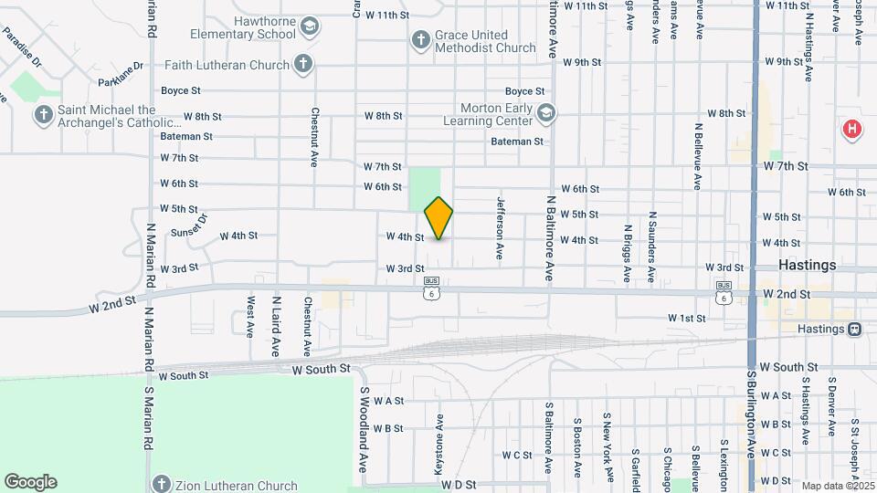 1811 W 4th St Map and Location Details