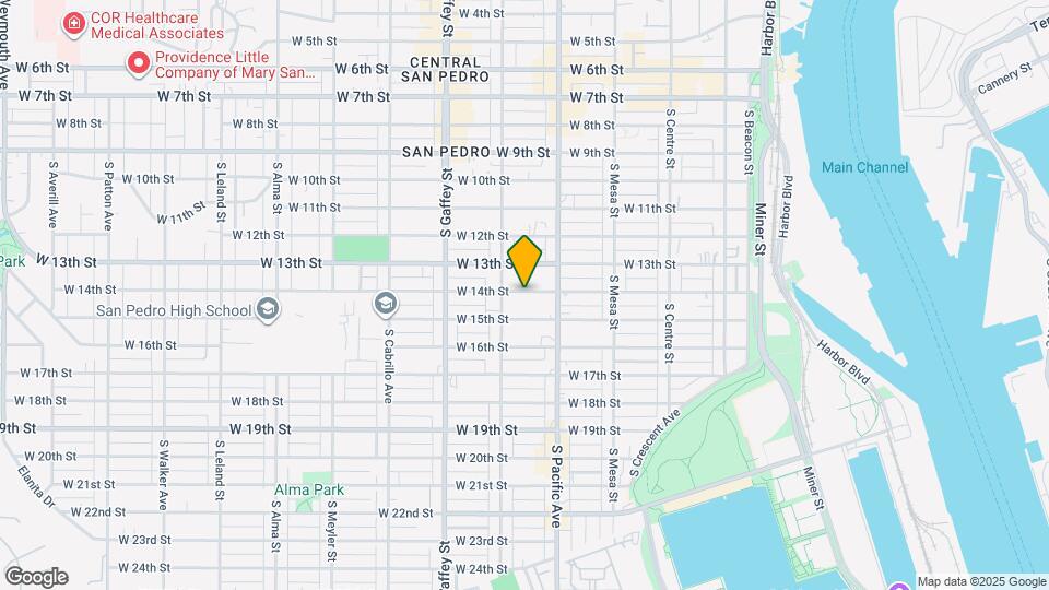 563 W 14th St Map and Location Details