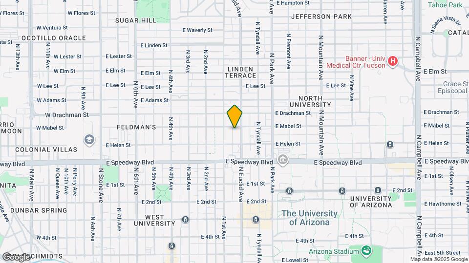 722 E Mabel St Mapa y Detalles de la Ubicación