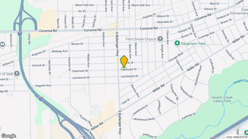 3500 Clairmont St Map and Location Details