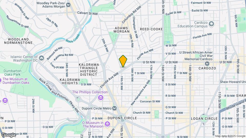 1909 19th St NW Map and Location Details