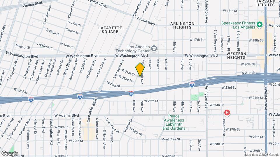 2129 9th Ave Map and Location Details