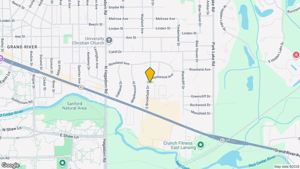 5150 E Brookfield Dr Map and Location Details