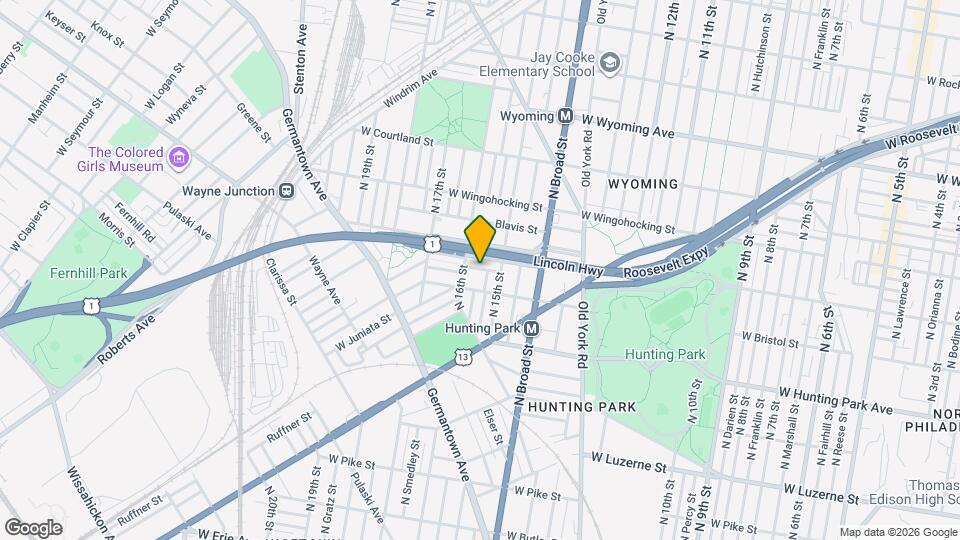 1516 Rowan St Mapa y Detalles de la Ubicación