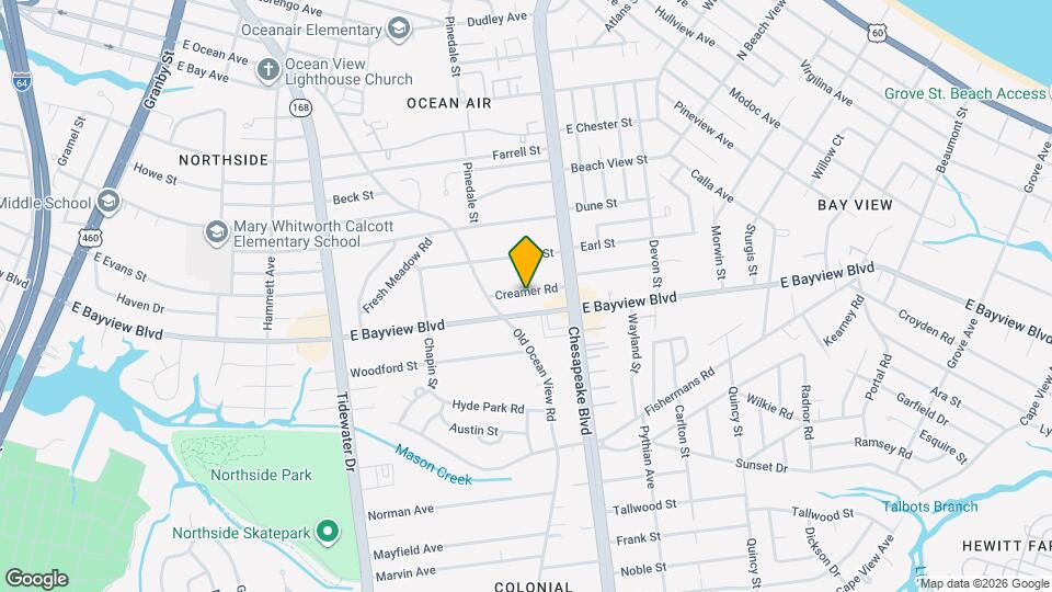 701 Creamer Rd Map and Location Details