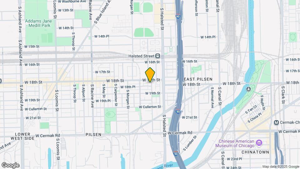 1814 S Peoria St Mapa y Detalles de la Ubicación