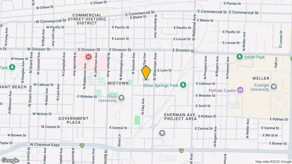 1310 N Clay Ave Map and Location Details