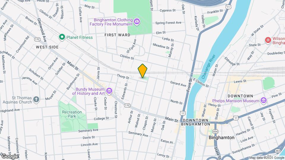 4 Thorp St Map and Location Details