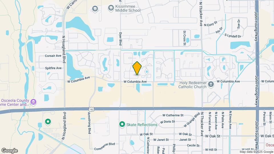 1724 Bentley Blvd Map and Location Details