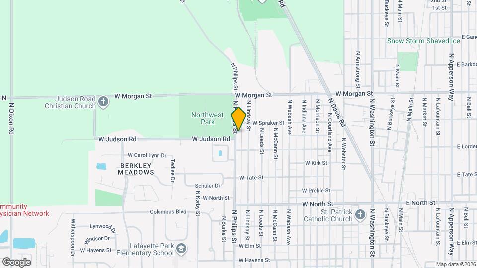 1800 N Philips St Mapa y Detalles de la Ubicación