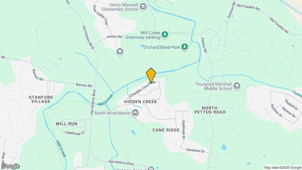 3468 Chandler Cove Way Map and Location Details