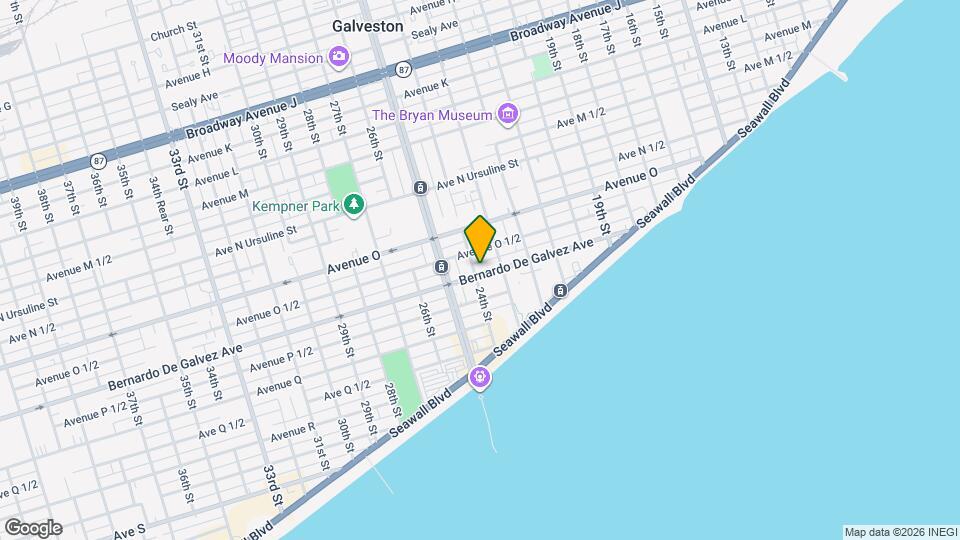 2324 Bernardo De Galvez Ave Map and Location Details