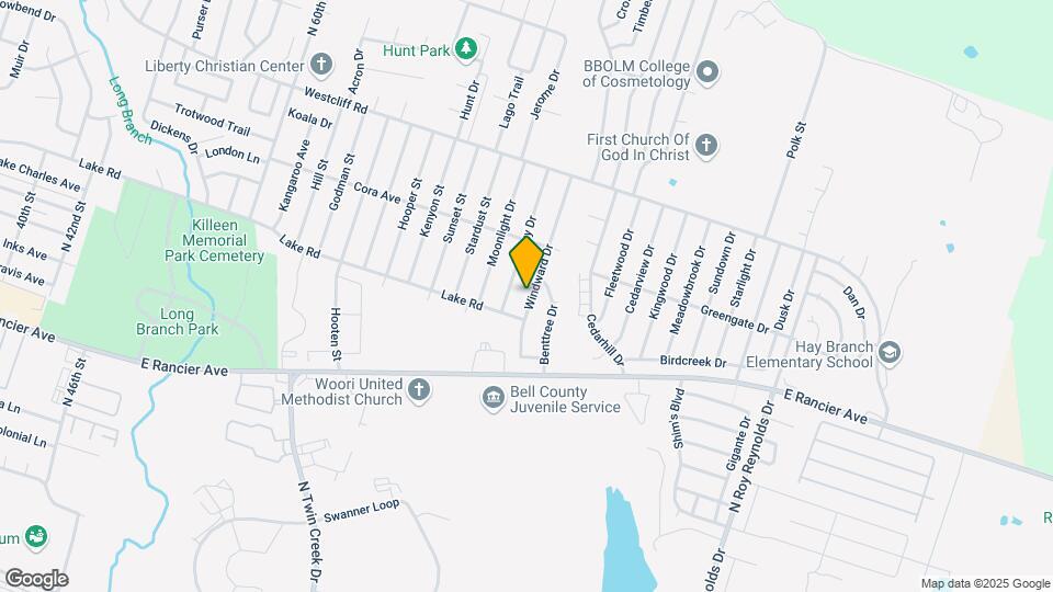 1707 Windward Dr Map and Location Details