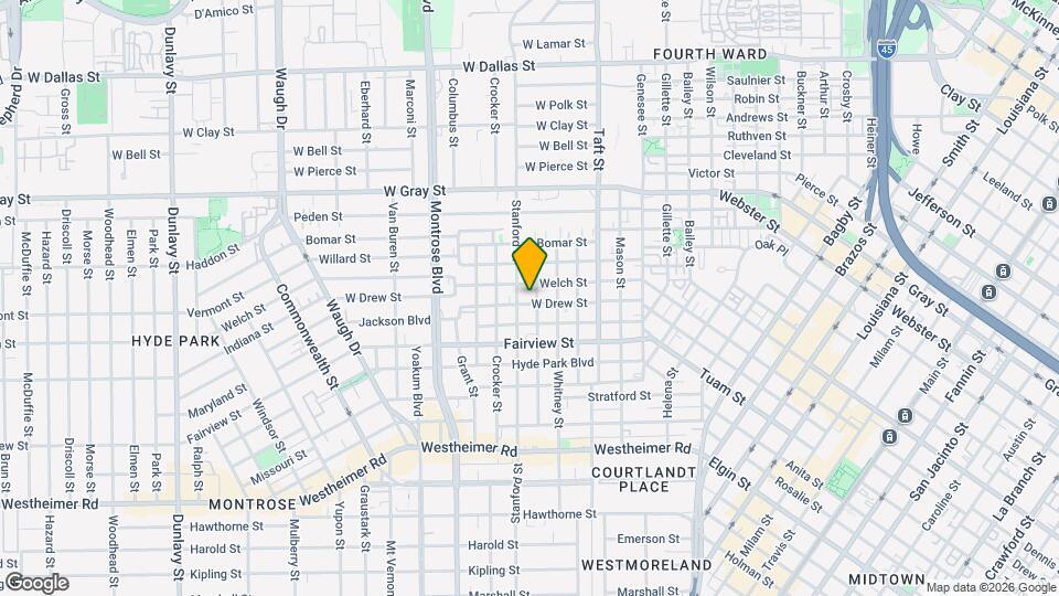606 W Drew St Map and Location Details