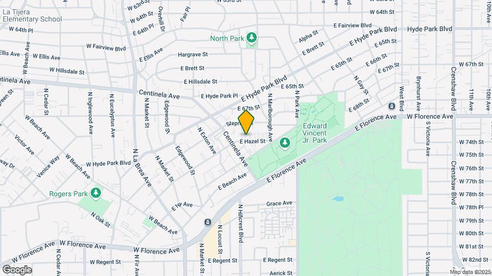 527 E Hazel St Mapa y Detalles de la Ubicación