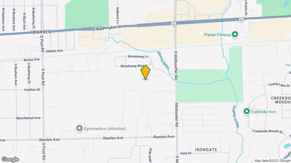 238 Legends Creek Way Map and Location Details