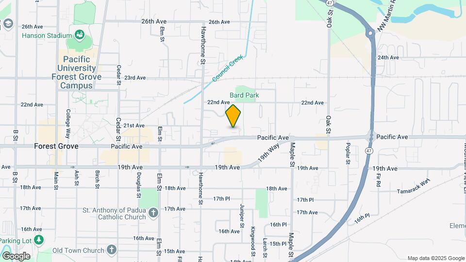 2825 Pacific Ave Map and Location Details