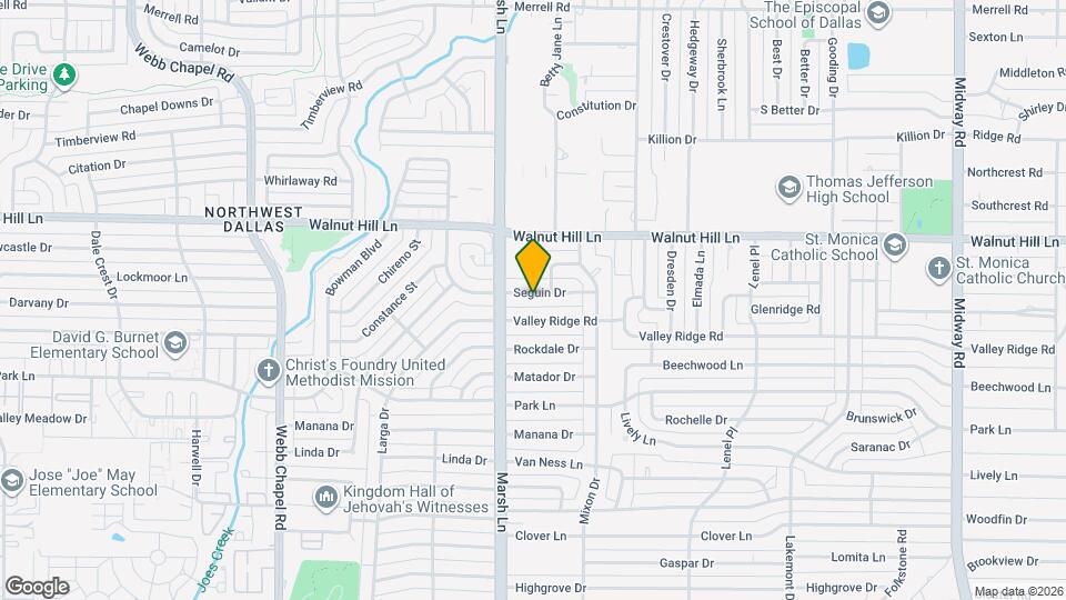 3728 Seguin Dr Map and Location Details