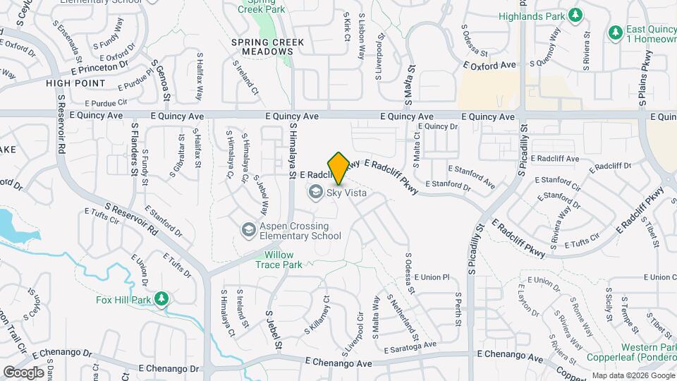 4487 S Malaya Ct Map and Location Details