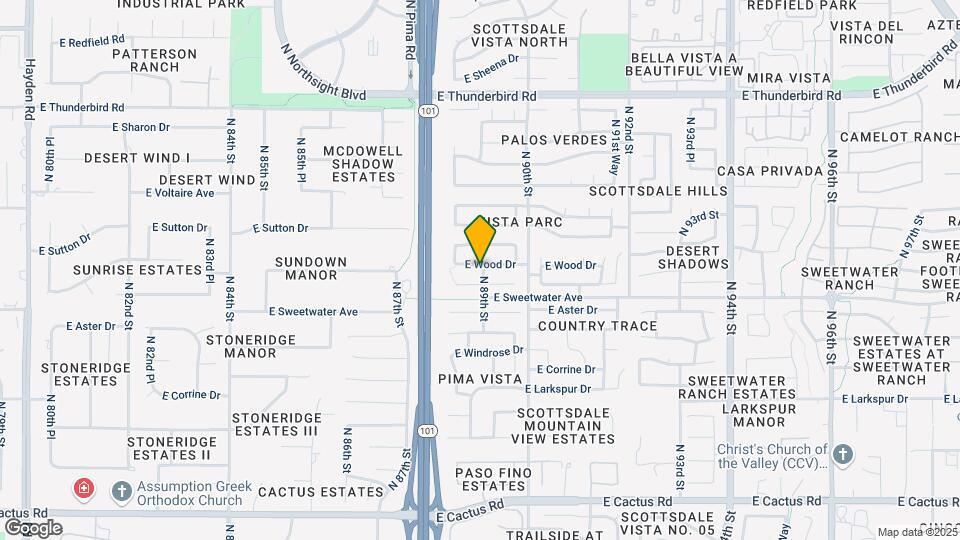 8895 E Wood Dr Map and Location Details