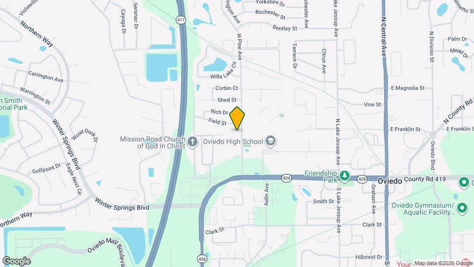 247 N Pine Ave Map and Location Details