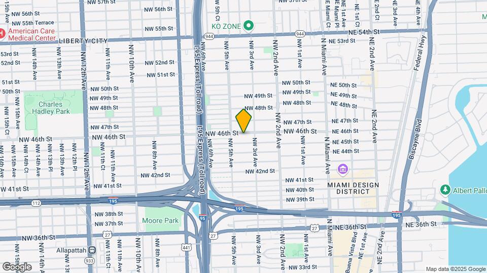 342 NW 46th St Map and Location Details