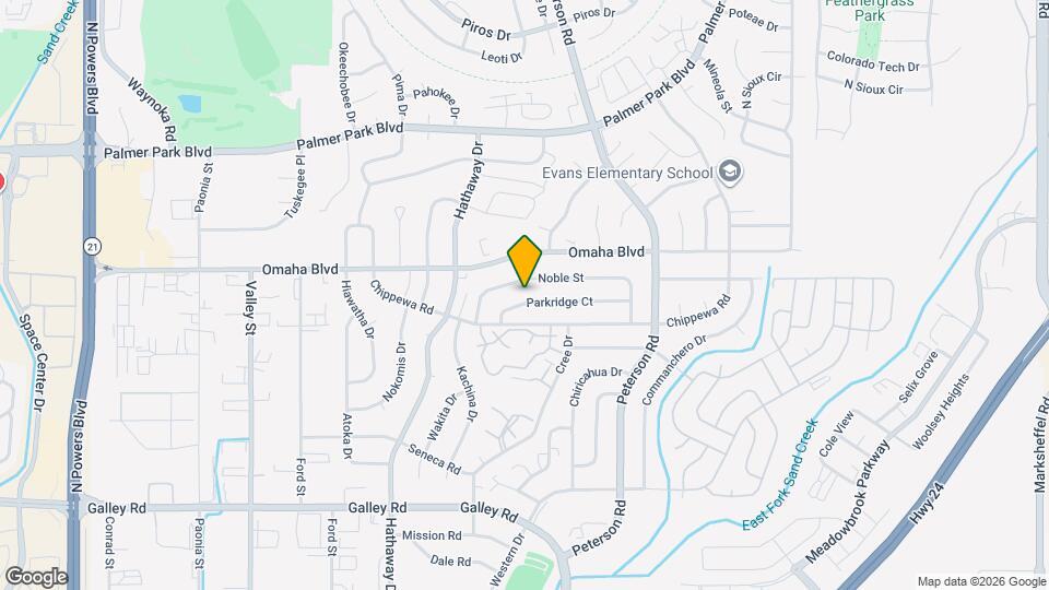 6680 Parkridge Ct Map and Location Details