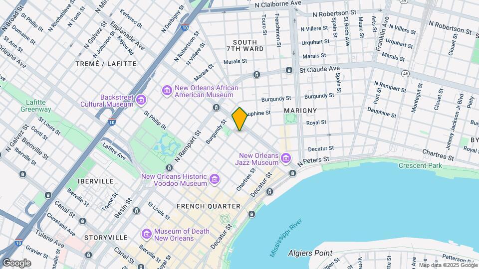 821 Barracks St, Unit Apt 4 Map and Location Details