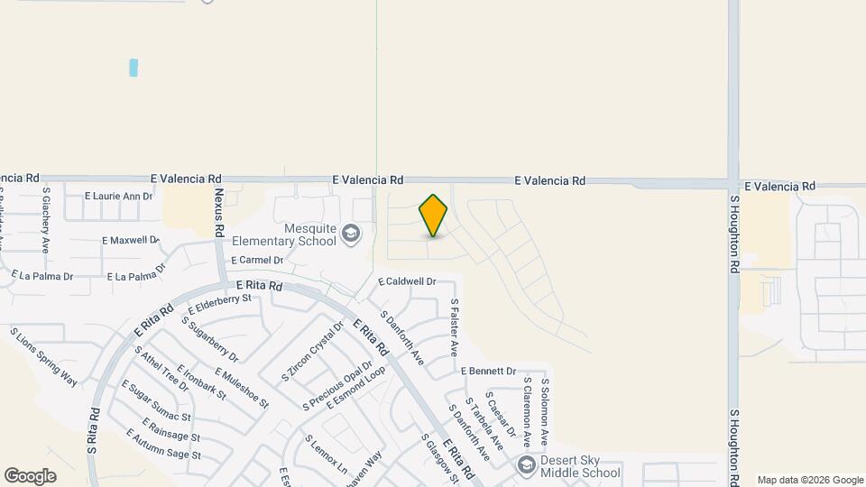 9610 E Friedel Dr Map and Location Details