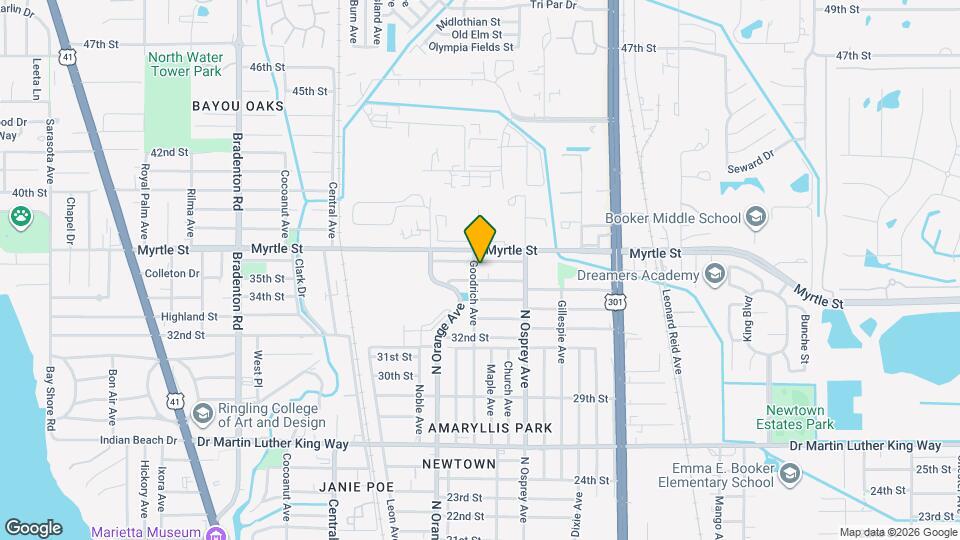 3530 Goodrich Ave Map and Location Details