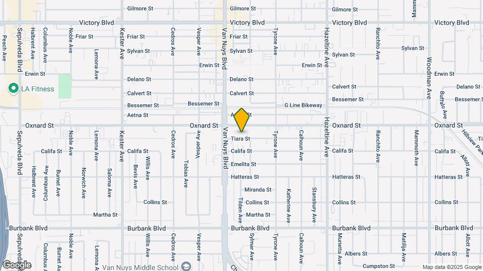 14423 Tiara St Map and Location Details